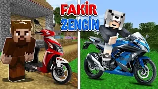 ZENGİN MOTOR VS FAKİR MOTOR! 😱 - Minecraft