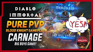 NO BS - NO TALK - PURE BK PVP GAMEPLAY CARNAGE - Diablo Immortal