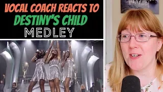 Vocal Coach Reacts to Destiny's Child Medley LIVE World Music Awards '05