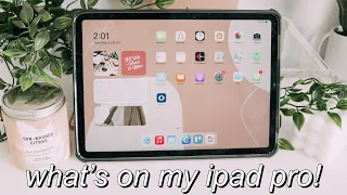 what's on my new ipad pro 2021! *productivity, organization, AND creativity apps!*