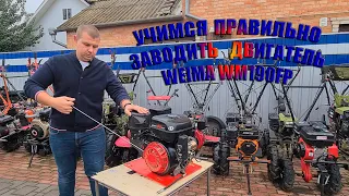 Правильная заводка двигателя WEIMA WM190F/P