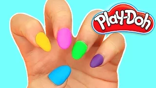 DIY Play Doh Nails! IT REALLY WORKS!