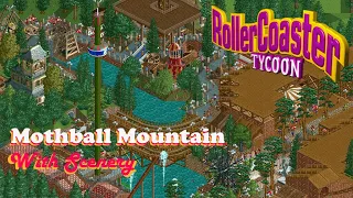 Rollercoaster Tycoon - Mothball Mountain/Mystic Mountain - With Scenery (10x Speed)