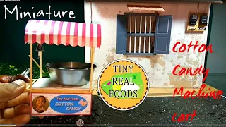 Miniature Cotton Candy|ASMR CANDY MACHINE | Panchu Mittai |Miniature Cooking | TinyRealFoods |EP-11