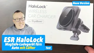 Was bringt der Lüfter? Der NEUE ESR HaloLock MagSafe Car Charger mit CryoBoost im Test