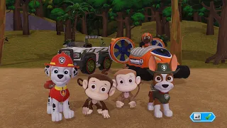 Paw Patrol on a Roll Щенячий патруль прохождение #17 Маршал и Трекер спасают Обезьян!