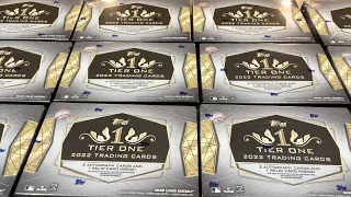 NEW RELEASE!  2022 TOPPS TIER ONE BOX OPENING x 14 !