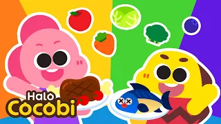 Lagu Makan Makanan Sehat | Kartun Pendidikan | Kids Song | Halo Cocobi Bahasa Indonesia