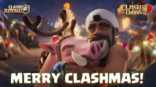 Santa Hog Rider Saves Clashmas! clash of clans |