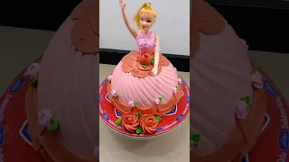 Barbie doll cake new designing