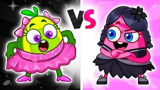 Pink vs Black Challenge💗🖤 Which One You Prefer? 😍 +More Kids Songs & Nursery Rhymes by VocaVoca 🥑