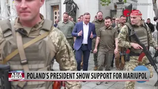 Poland's President Show Support For Mariupol