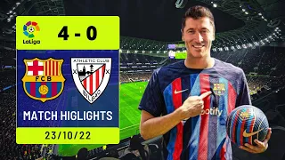 Barcelona vs Athletic Bilbao 4 0   All Goals & Highlights 2022 HD