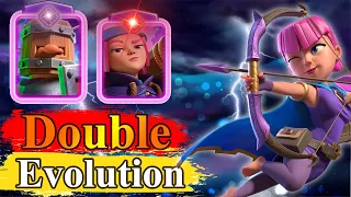 *Best Deck* No Skill Double Evolution Tournament Clash Royale