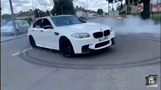 HOW TO DO DONUTS IN A CAR |BMW M5 F10 | WHEN SOME PEOPLE LOSE THE PLOT