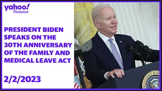 President Biden speaks on the 30th Anniversary of the Family and Medical Leave Act