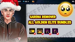 Garena Removed All Golden Elite Bundle From My Account 🥺 Garena Freefire