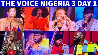 THE VOICE NIGERIA SEASON 3 BLIND AUDITIONS DAY 1| ARE THE JUDGES BEING BIASED ALREADY??