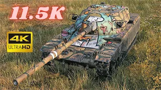 T95/FV4201 Chieftain 11.5K Damage 8 Kills  World of Tanks Replays ,WOT tank games