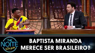 Youtuber angolano Baptista Miranda responde perguntas sobre o Brasil | The Noite (29/09/23)