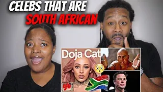 🇿🇦American Couple Reacts "10 Hollywood Celebs You Won't Believe Are South African"