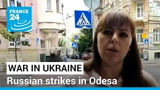 Russian strikes in Ukraine: Overnight shelling damages port infrastructure in Odesa • FRANCE 24