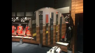 A Private Tour of The Edmonton Oilers Dressing Room & Home Bench at Rogers Place in Edmonton Alberta