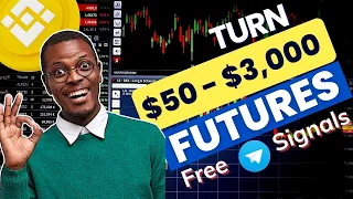 Binance Futures Trading: Live Trade - How To Turn $50 Into $3,000