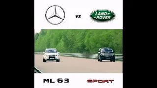 Драг рейсинг Mercedes ML63 VS Range Rover Sport