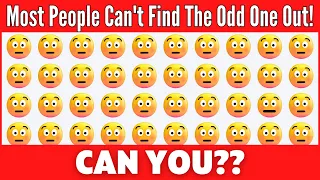 Most People Can't Find The Odd Emoji! CAN YOU?