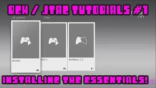 RGH / JTAG TUTORIALS #1 - Installing Aurora / Xexmenu / Freestyle Dash / Dashlaunch / Flash 360