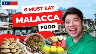 🌯 Top 6 Must eat MALACCA: Huang Chang Chicken Rice Ball | Ta Chong Popiah