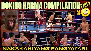 👊MGA KARMA NG HAMBOG NA BOKSINGERO | NAKAKAHIYANG PANGYAYARI SA BOKSING | PART 2