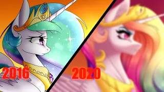 [Re-Draw] Celestia's Glory .:Speedpaint:. (MLP)