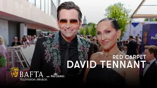 David Tennant is having a great time filming the final series of Good Omens | BAFTA TV Awards