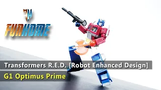 R.E.D. Robot Enhanced Design G1 Optimus Prime - Hasbro | FunHome Review Transformers
