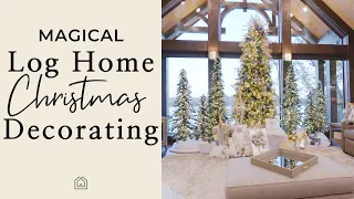 Magical Log Home Christmas Decorating