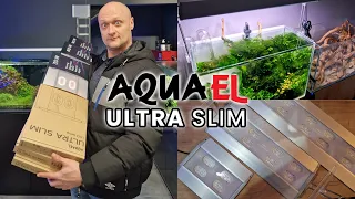 AQUAEL ULTRA SLIM Lampy LED - Unboxing & Test