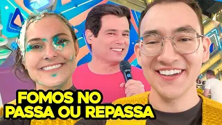 O DIA QUE FOMOS NO SBT!  (DOMINGO LEGAL) | Dearo e Manu