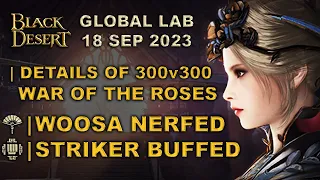 BDO | Drakania - Sorceress - Striker - Musa Buffed | Woosa Nerfed and More! | G.Lab 18 Sep 2023 |