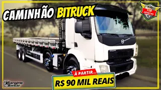 CAMINHÃO BITRUCK BARATO a VENDA CARROCERIA e CHASSI [À PARTIR DE 90 MIL] Top Ofertas Rockar #bitruck