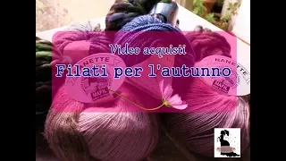 Acquisto filati per l'autunno