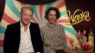 'Wonka' stars Timothée Chalamet & Hugh Grant | AP extended interview