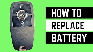 Mercedes Sprinter Key battery how to replace easily yourself central locking batt 2019 on