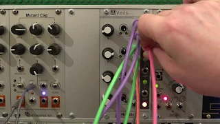 Mutable Instruments Veils - Quad VCA Demo