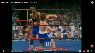 FOSTER v QUARRY (KO 4) JUNE 27th 1972