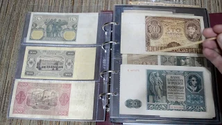 Обзор коллекции банкнот. Польша. vol. 1 Overview of the collection banknotes