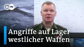 Russland hat nach eigenen Angaben westliche Waffen in der Ukraine vernichtet | DW Nachrichten