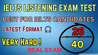 IELTS LISTENING PRACTICE TEST WITH ANSWER | LATEST FORMAT 🎧 |MUST TRY | MODERATE | September 9, 2023