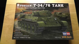 Hobbyboss 1/48 Russian T-34/76 with interior